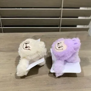 Lavender LABUBU Plush Hair Clip Labubu | Accessories | Cute Labubu Plush Hair Clips Cream  main image 4
